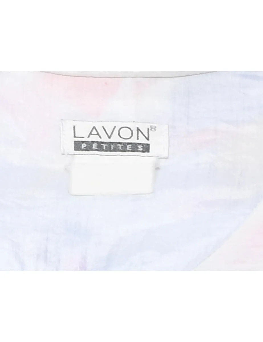 Abstract Pattern 1990s Multi-Colour Nylon Jacket - L