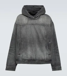 Balenciaga Denim pullover jacket