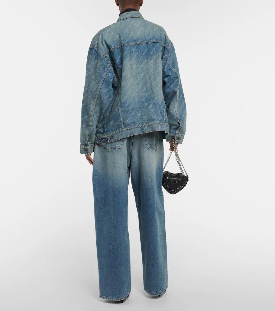 Balenciaga Logo denim jacket