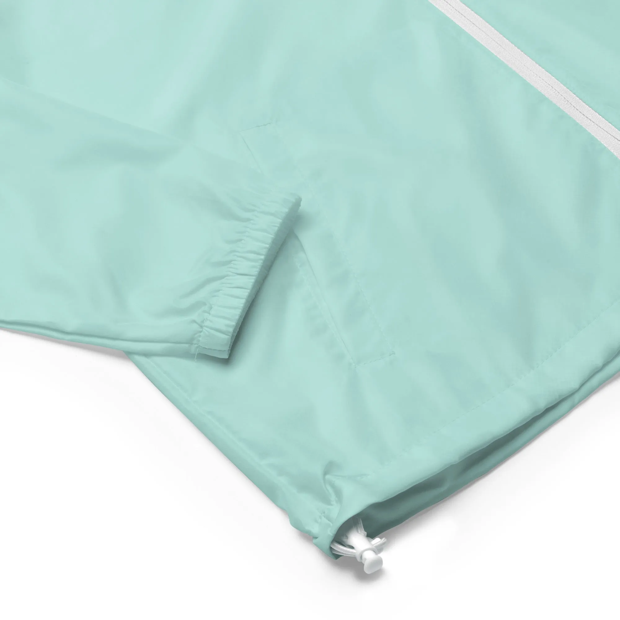 Black Mogul Ocean Blue Unisex lightweight zip up windbreaker