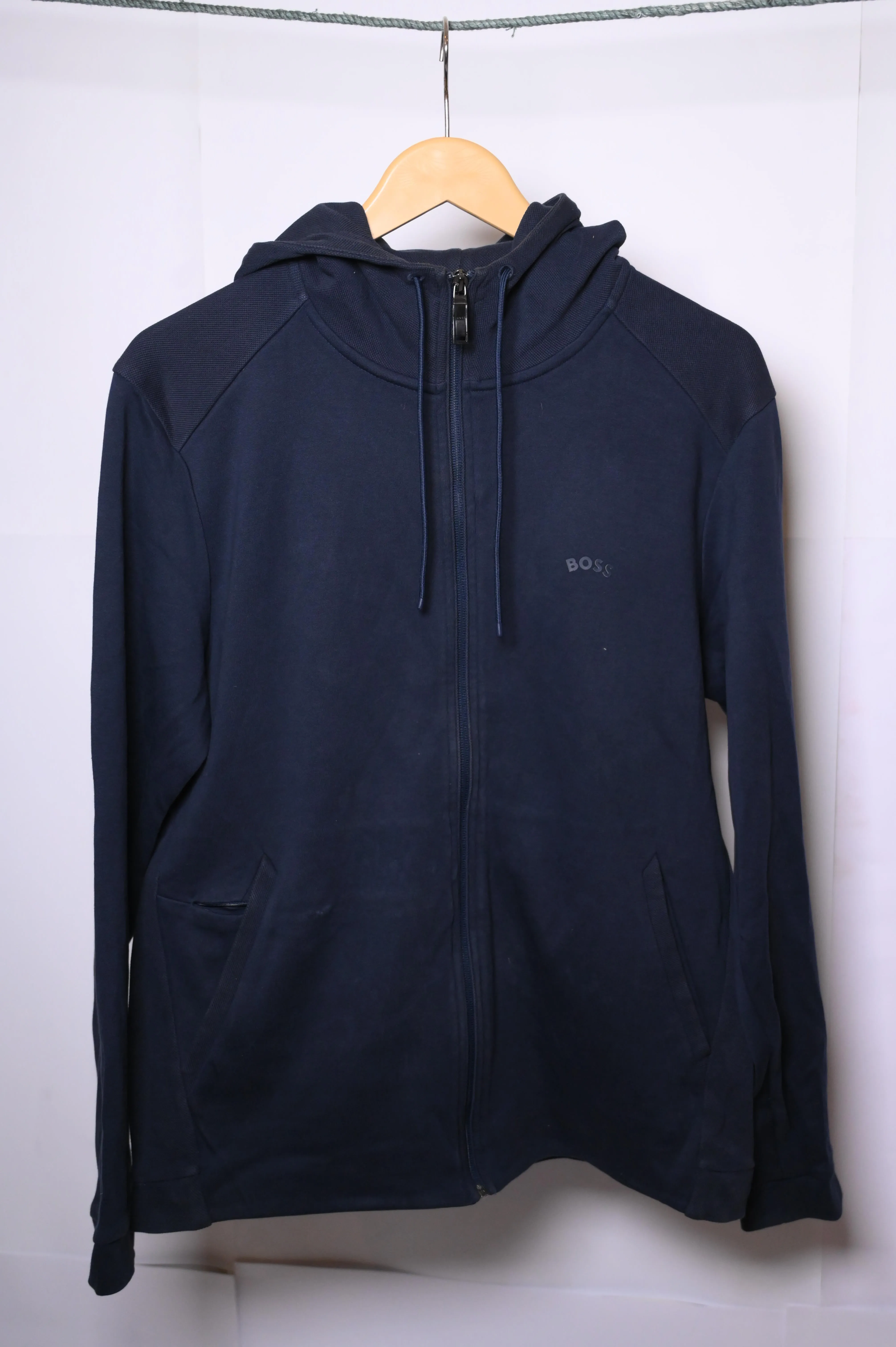 Boss Blue Hoodie - Medium Size