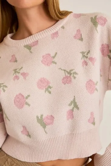 Cottage Charm Floral Sweater