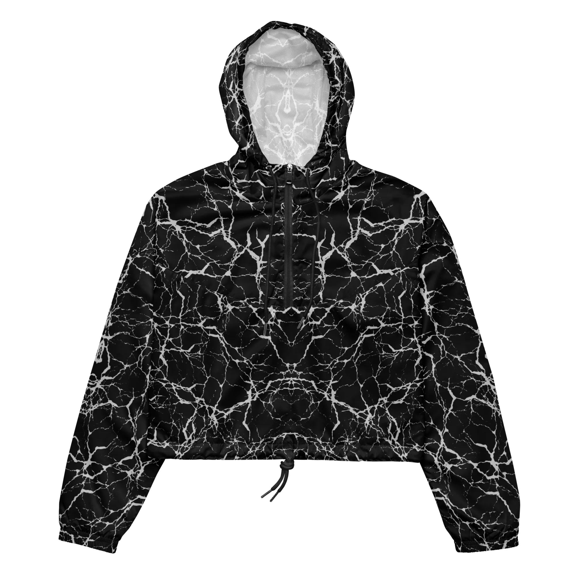 Cracked Chaos Women's Cropped Windbreaker