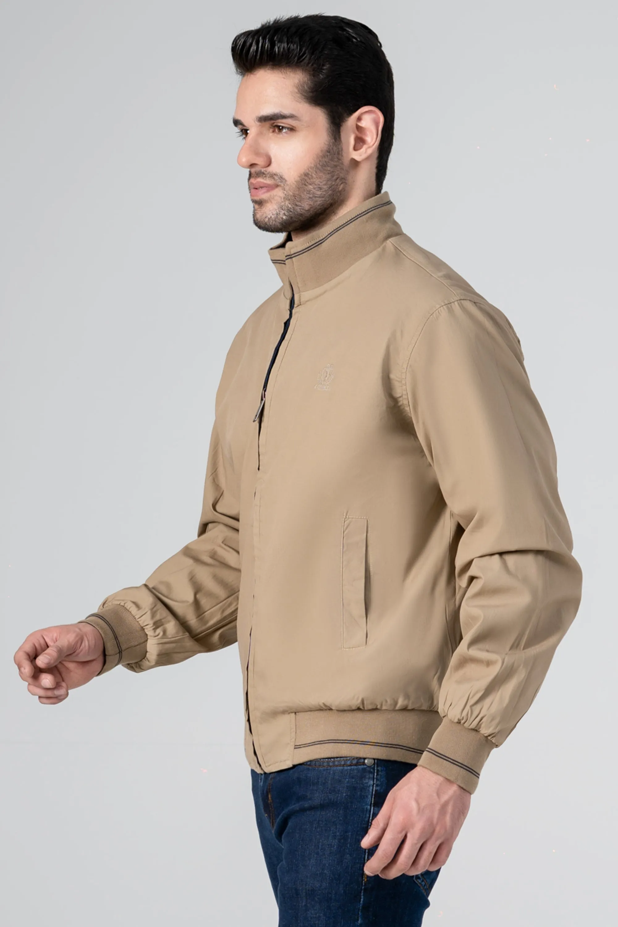 REVERSIBLE TIPPING JACKET FULL SLEEVE NAVY KHAKI