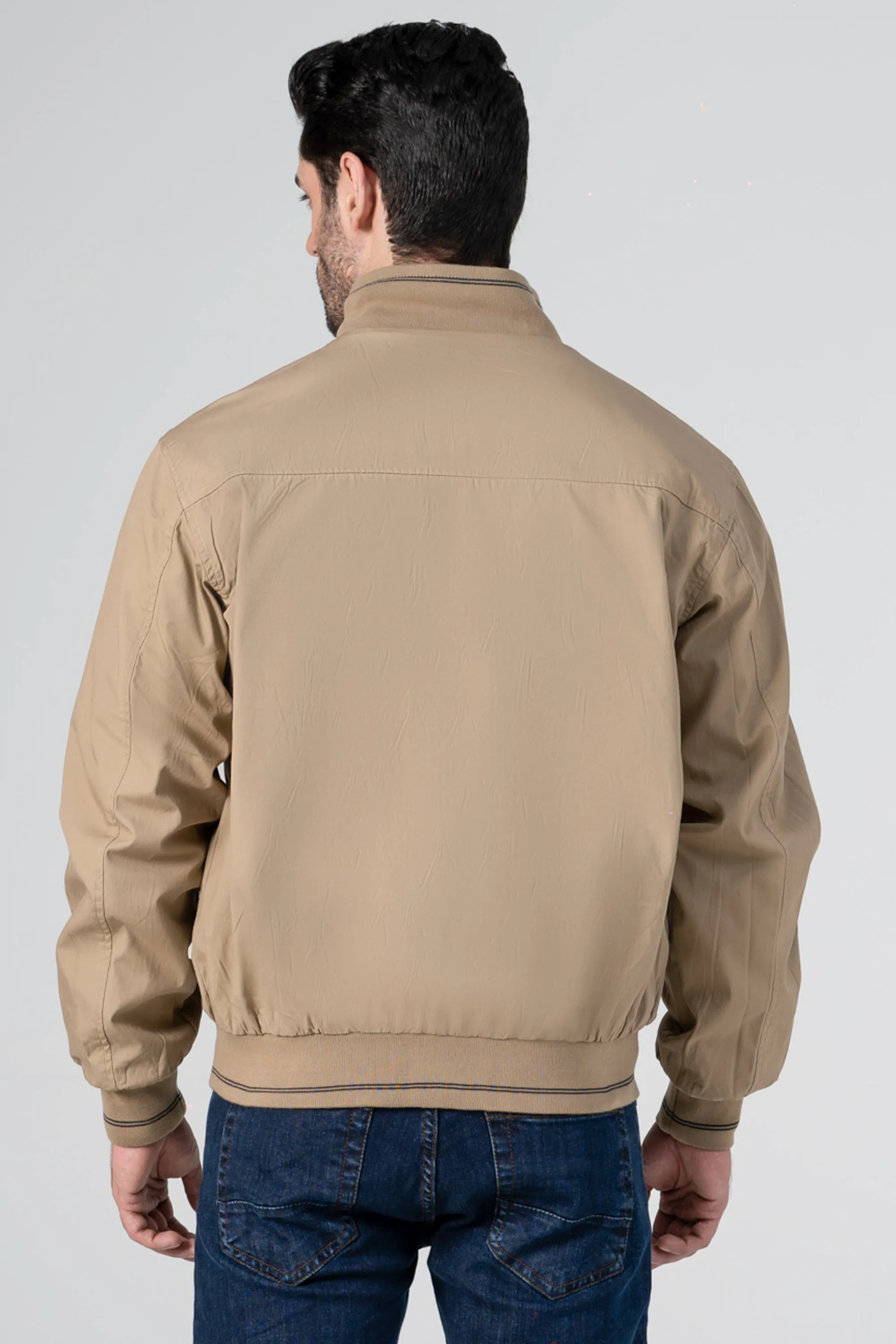 REVERSIBLE TIPPING JACKET FULL SLEEVE NAVY KHAKI