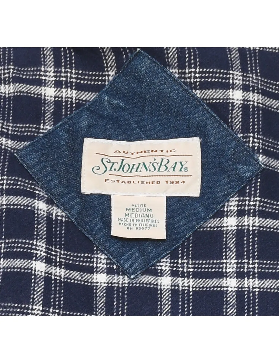 St John's Bay Dark Wash Denim Jacket - M