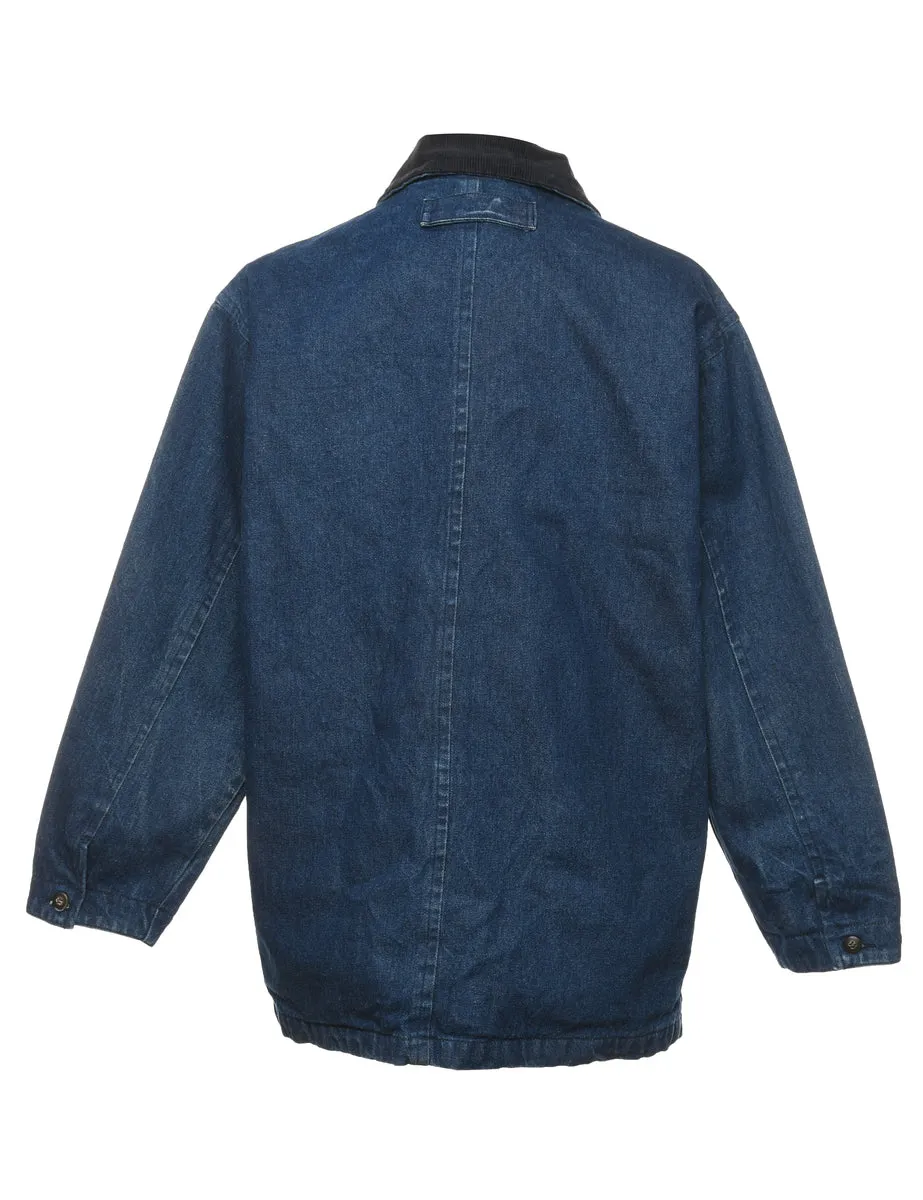 St John's Bay Dark Wash Denim Jacket - M