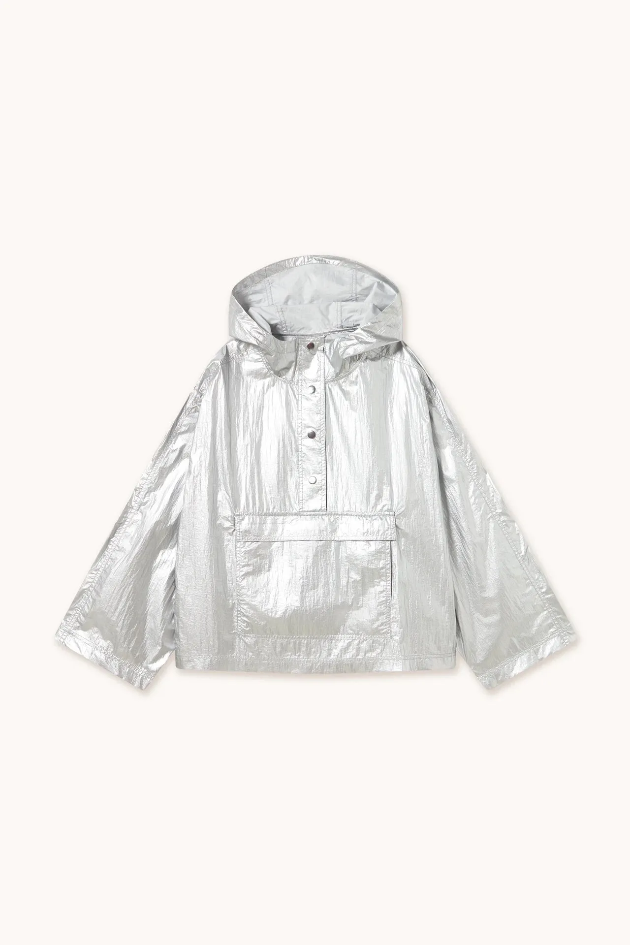 Tiny Big Sister | Metallic Jacket | Silver