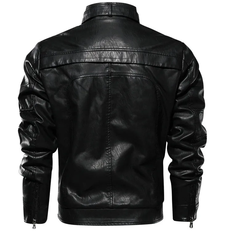 WINDBREAKER LEATHER JACKET